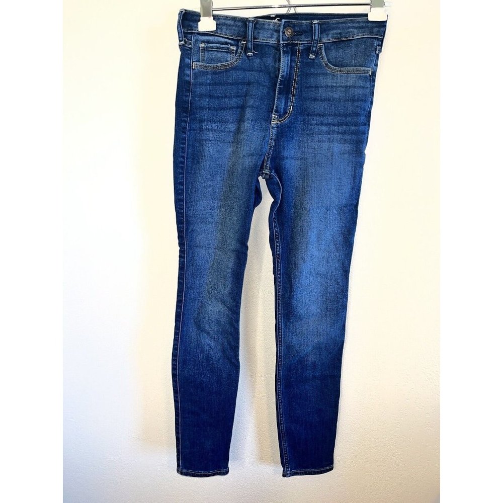 Hollister Super Skinny Denim Jeans Womans 27X28 High Rise Stretch
